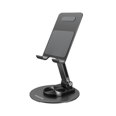 飞利浦(PHILIPS)桌面手机支架 平板手机支架360°旋转手机支架 DLK2311B/93