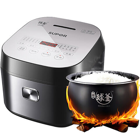 苏泊尔(SUPOR)电饭煲4L大容量智能球釜电饭锅多功能煮饭煮 粥锅 SF40FC577