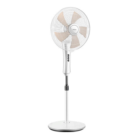 海尔（Haier） 电风扇 落地扇 五叶三档变速左右摇头高度可调 