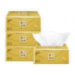 清风纸巾抽纸金装经典系列3层100抽/120抽可湿水面巾纸抽取式餐巾纸擦手纸 多规格可选